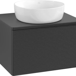 Meuble sous-lavabo Villeroy & Boch Antao Noir mat Populaire